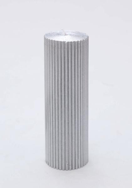 Svijeća Cm.5X15H  Srebrna Ac14275 Srebrna Boja