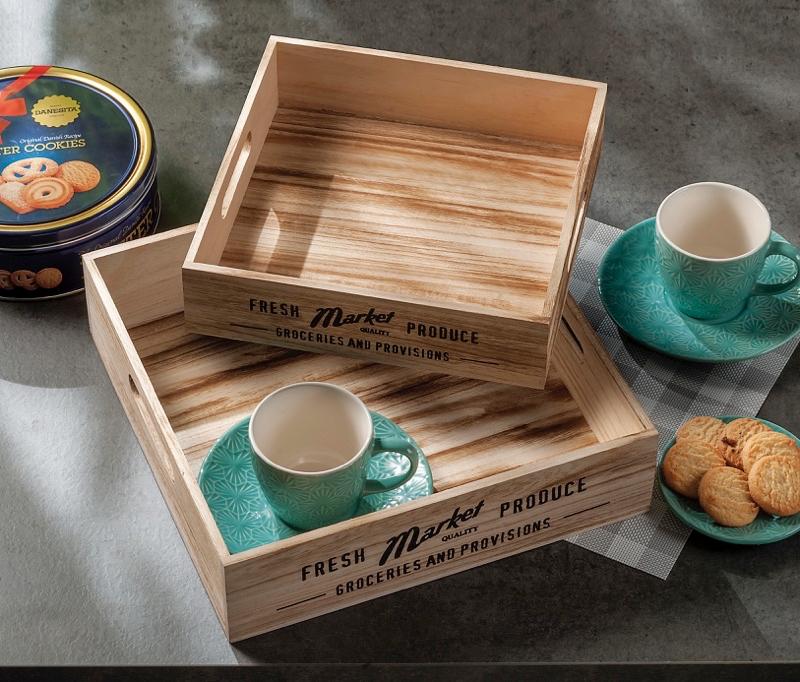 Poslužaonik Drveni L