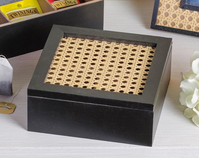 Drvena Kutija Za Caj 18X18Xh7