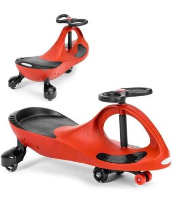 Eco Toys Pusher za djecu Wiggle sa Led točkovima, crveni