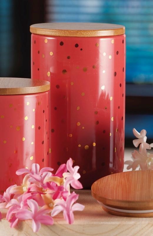 Porcelanska Zdjela Sa Poklopcem Od Bambusa   D10Xh17