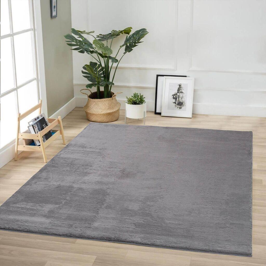 Conceptum Hypnose tepih od mekog umjetnog krzna, 160 x 230 cm, antracit