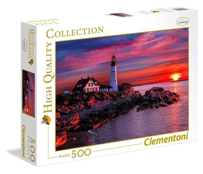 CLEMENTONI Puzzle 500 komada Protland Head Light