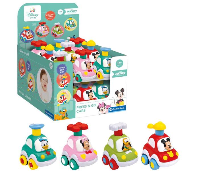 Clementoni baby disneyIgračka za bebe- Disney auto press and go,Šarena