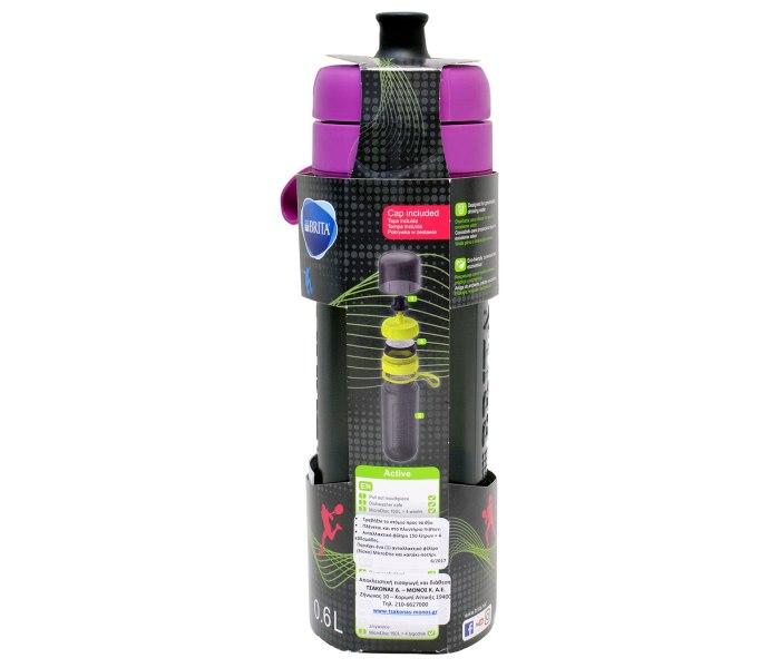 Brita 1020339 Svakodnevna upotreba, fitnes, planinarenje 0,6 ml crna, lila
