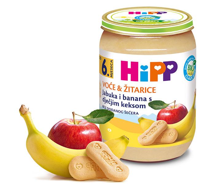 Kašica integralna-jabuka/banana i keks 190g