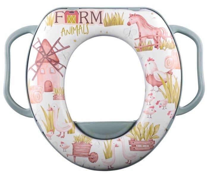 Lorelli Mekani adapter za wc šolju sa ručkama, Šarena