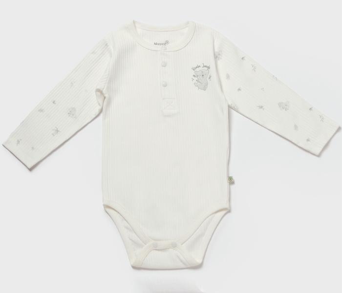 BiOrganic Bodi dugi rukav, Sivi