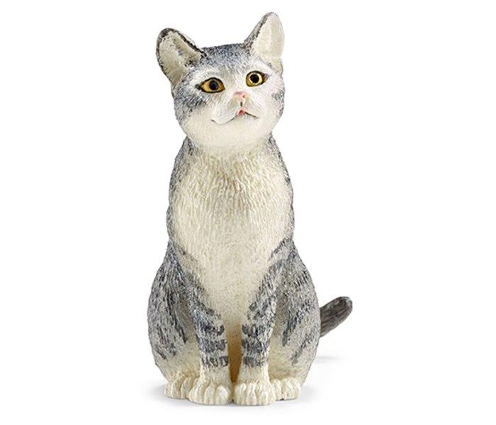 Schleich Mačka sedi, Siva