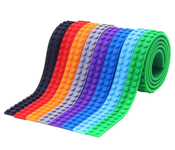 Best luckIgracka gumena podloga za kocke u obliku trake,Šarena