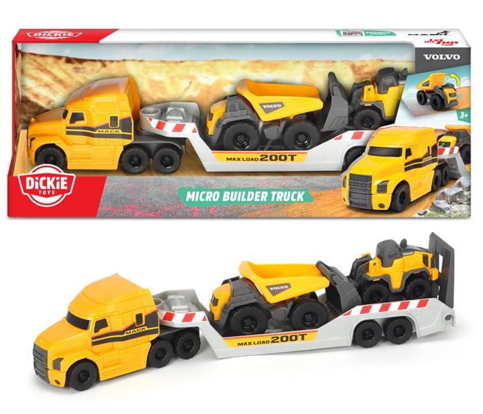 Kamion DICKIE Mack + 2 građevinska vozila volvo. godine 3+ 203725005