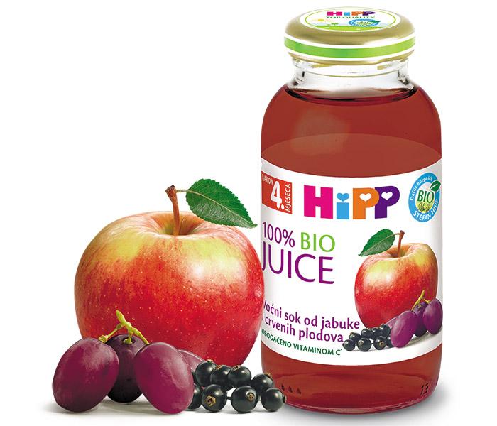 HIPP Rastvor crvenog voća, 200 ml