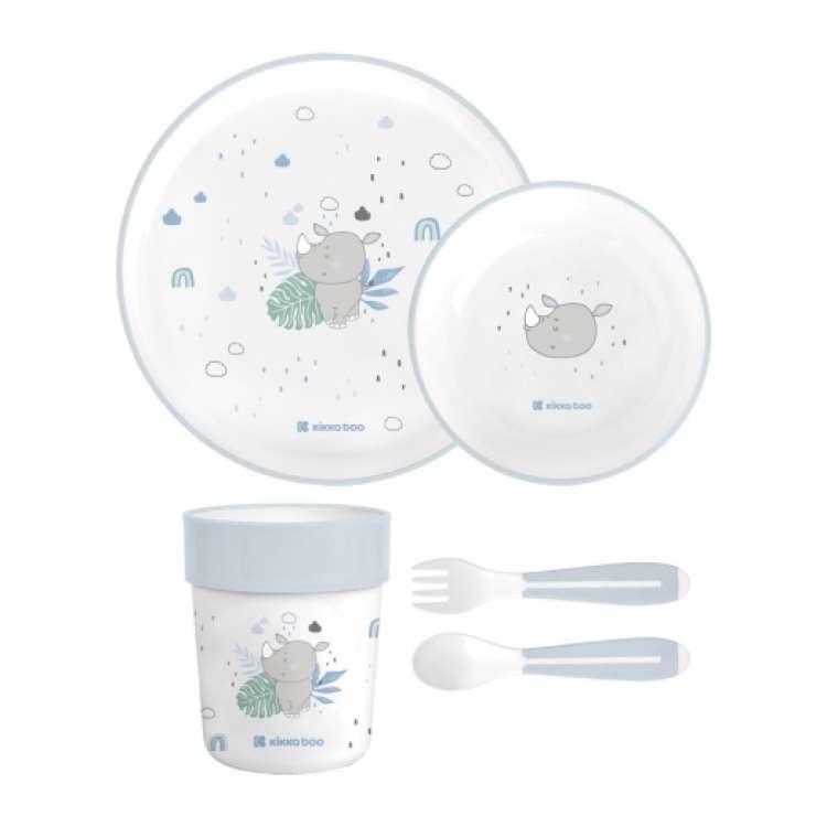 Kikka Boo Posude Pp Set Savanna Blue Plava