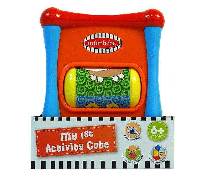 INFUNBEBE Igračka Moja prva šarena kocka za aktivnosti