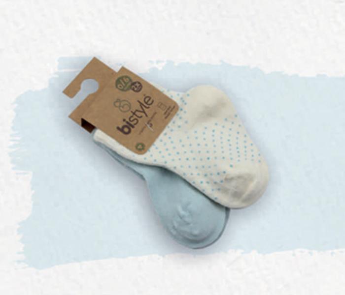 BiStyle Čarapice za bebu, 2 komada, Plave