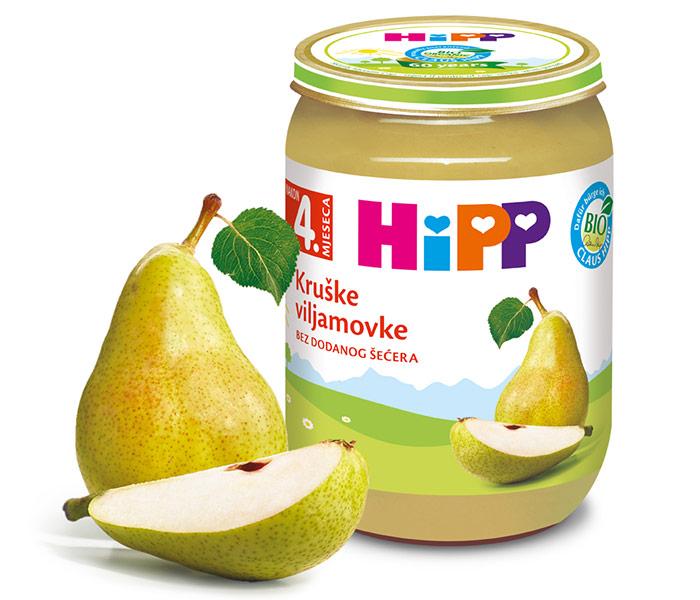 HIPP Dječja kaša kruška viljamovka Bio 190g