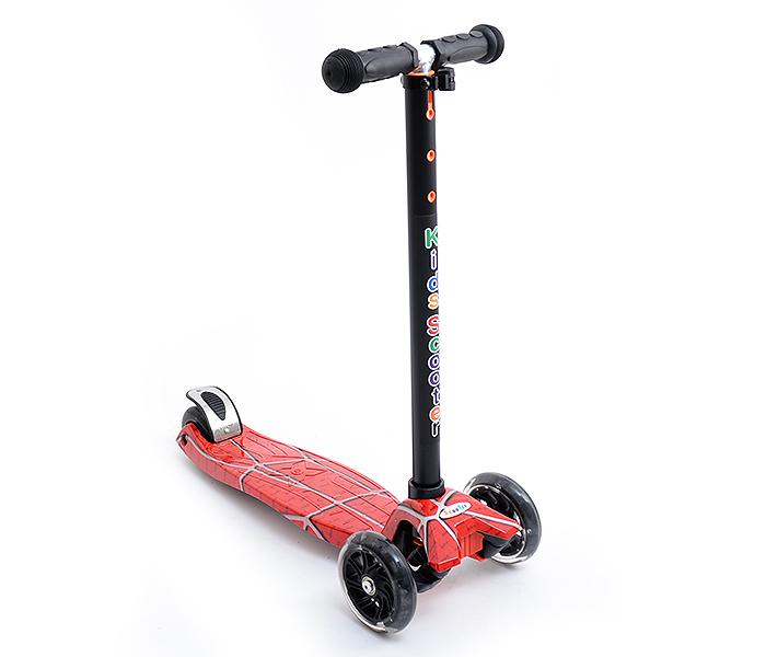 Kids Scooter Trotinet sareni spider. Crvena
