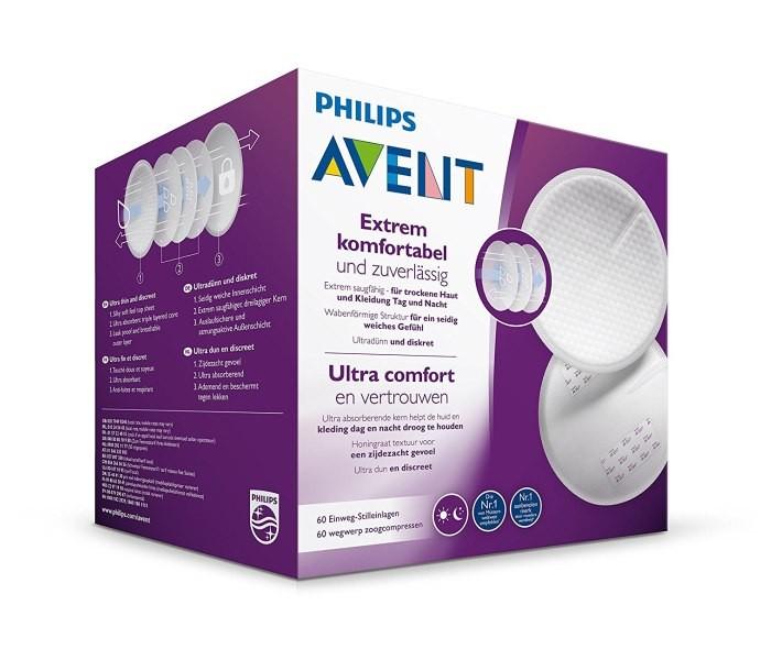 Avent Tupferi za grudi za dojilje jednokratni dnevni 60/1, Bijela