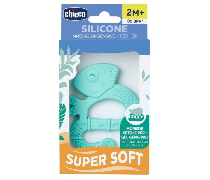 CHICCO silikon za brušenje iguana 2M+ roze