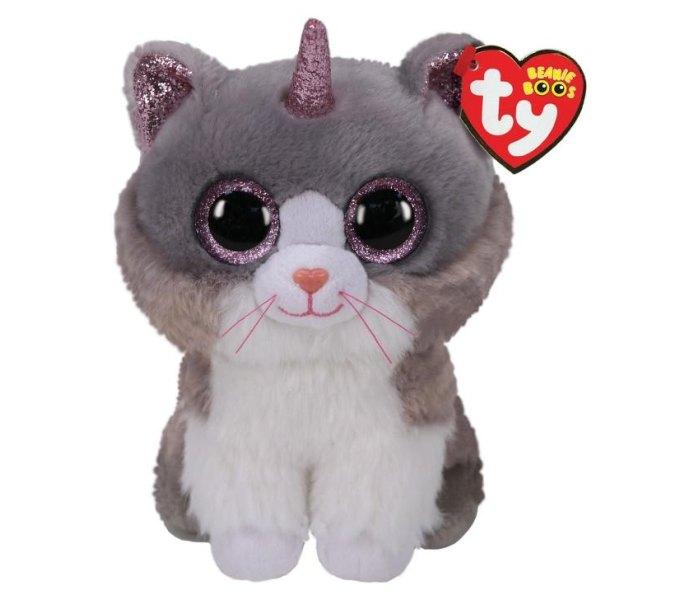 TY Plišana igračka Cat Asher siva