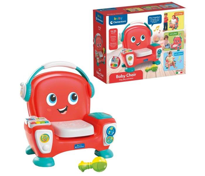 Clementon iIgračka baby, muzička stolica,Crvena