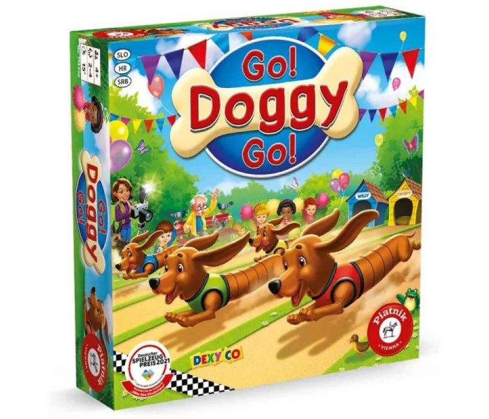 Drustvene igre Piatnik Igračka Piatnik go doggy go društvena igra, Šarena