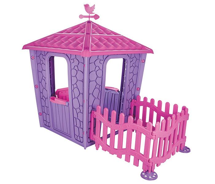 Pilsan Kućica za igranje sa ogradicom, Ljubičasta