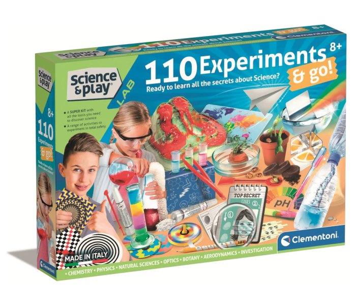Clementoni Igračka science 110 eksperimenata, Šarena