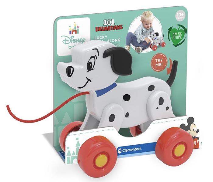 Clementoni Igračka za bebe - pas 101 dalmatinac,Bijela