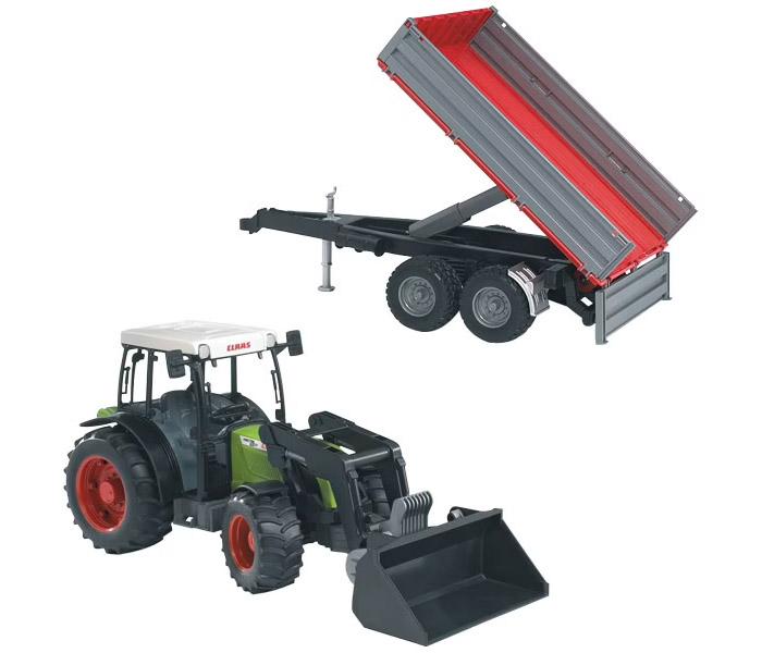 BRUDER Traktorski utovarivač sa prikolicom 2112
