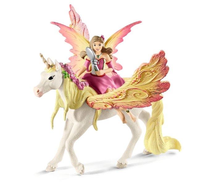 Schleich Vila Feya sa Pegasus jednorogom, Šarena