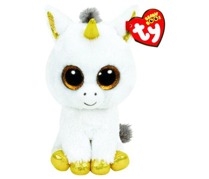 TY Unicorn bijeli PLISH BOOS PEGASUS, 15 cm -