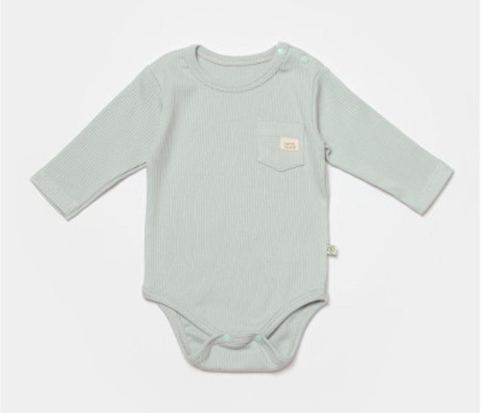BiOrganic Bodi za bebe dugi rukav, Zeleni