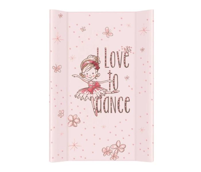 Forma Tvrda podloga za povijanje sa motivom balerine, Roze