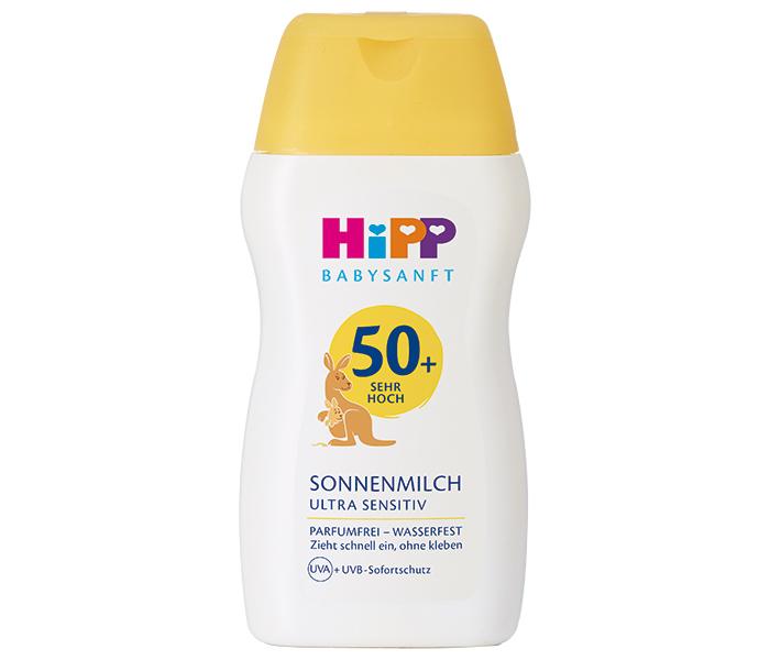 HIPP Mlijeko za sunce 50ml mini SPF 50+, Bijelo