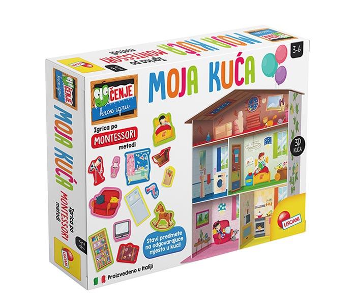 Lisciani Montesori - moja kuca, Šarena