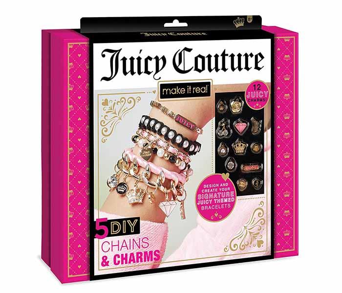 MAKE IT REAL Juicy Couture Kreativni set za izradu nakita za djevojčice Lanci i privjesci 12