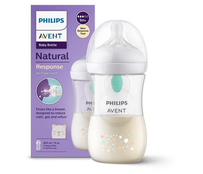 AVENT boca Natural Response Anticolic Deco (260ml) 0420