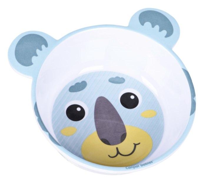 CANPOL Honey tanjir za bebe sa ušima 4/520 490 ml zeleni