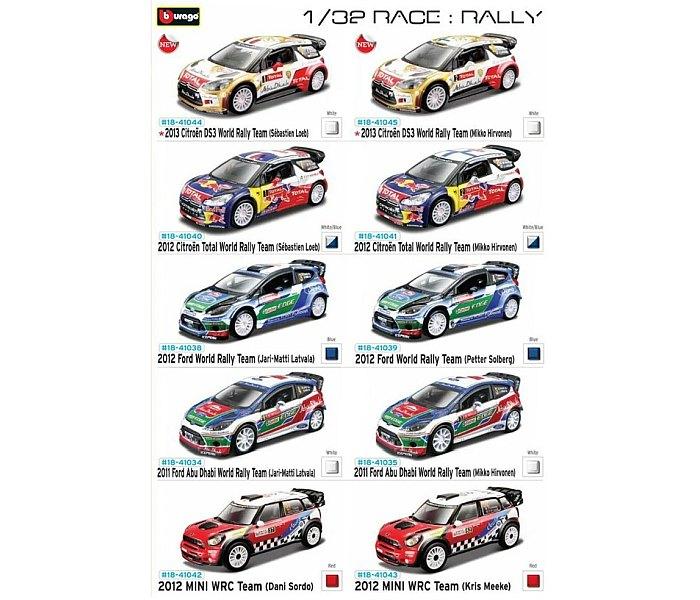 Burago Igračka auto wrc rally 1:32