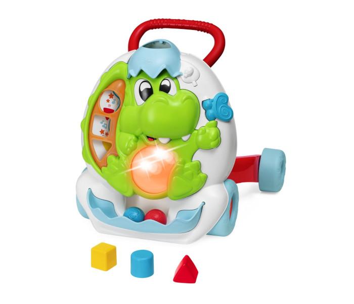 Chicco Moj prvi korak guralica dinosaurus, 9m-24m, Bijela