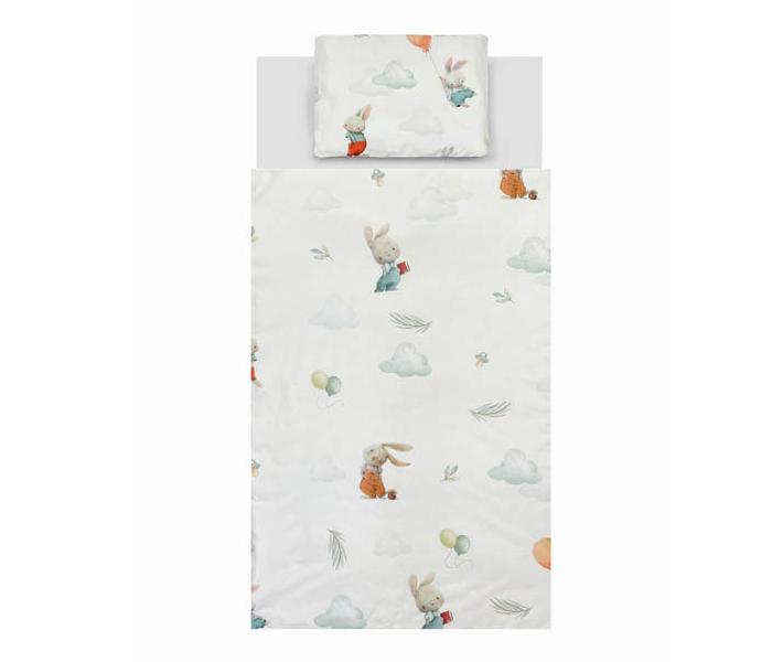 Kidzz Posteljina 3 dijela, zeka, Bijela