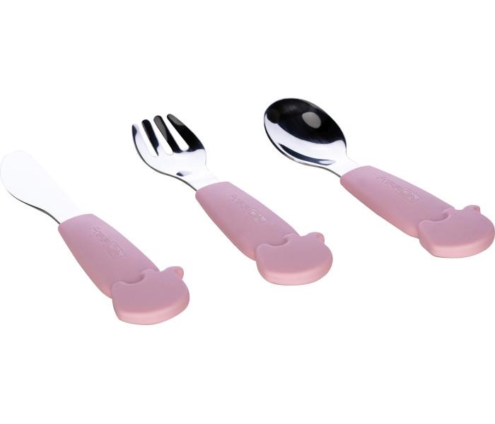 FREEON set pribora za jelo od nehrđajućeg čelika, roze