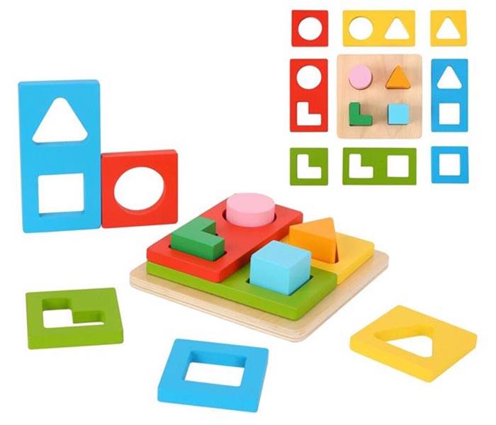 TOOKY TOY Montessori logički set Sortiranje oblika i boja