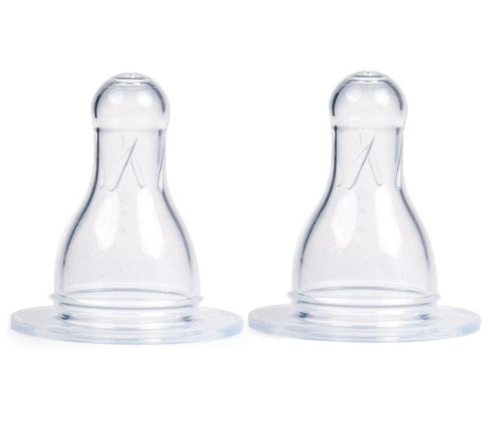 CANPOL BABIES Silikonska duda za bebe sporo protoka 2/1