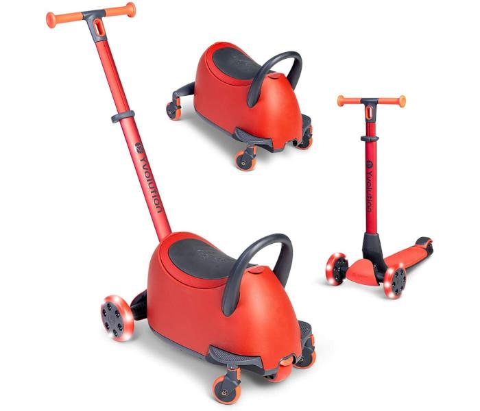 YVOLUTION Dječji skuter sa korpom YGlider LUNA plava