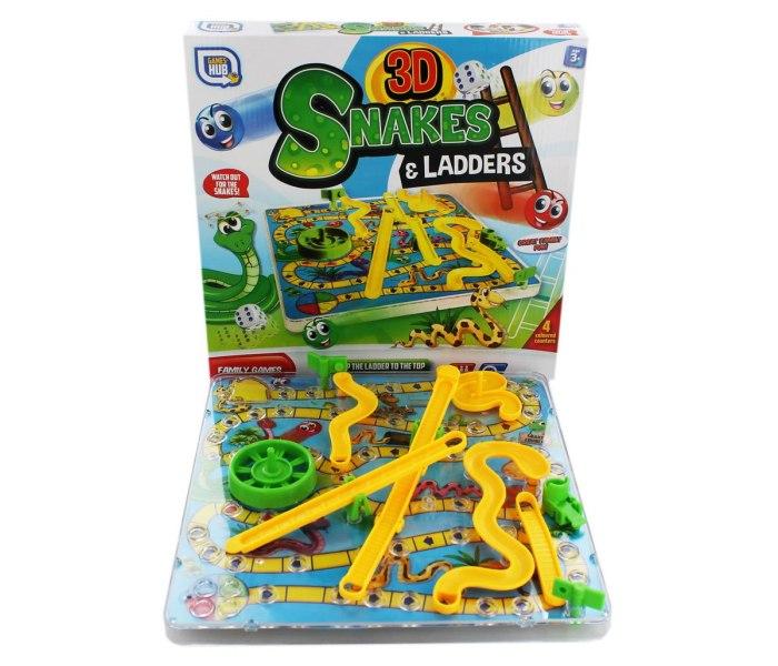 FUNVILLE Društvena igra 3D Zmije i ljestve