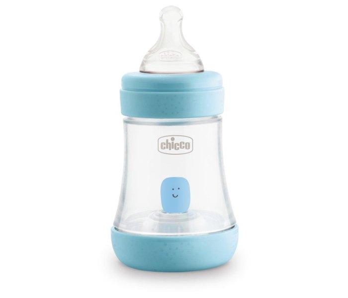 CHICCO Plastična boca perfect5 150ml plava 0m+ silikon