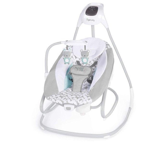 Bright stars Ljuljaška za bebe Raylan, Siva