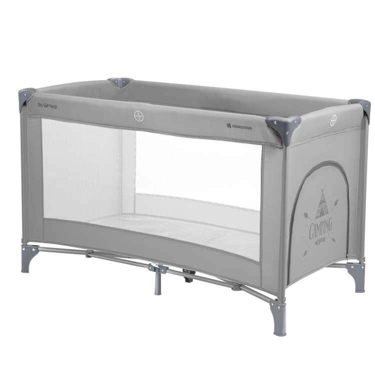 Kikka Boo Prenosivi Krevetac Jedan Nivo So Gifted Grey Siva